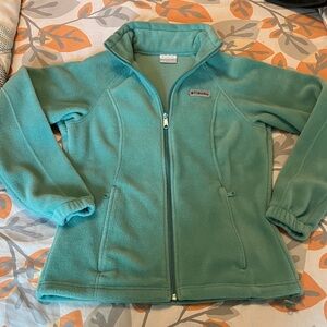 Columbia Aqua Full-Zip Fleece Jacket Women’s Small
